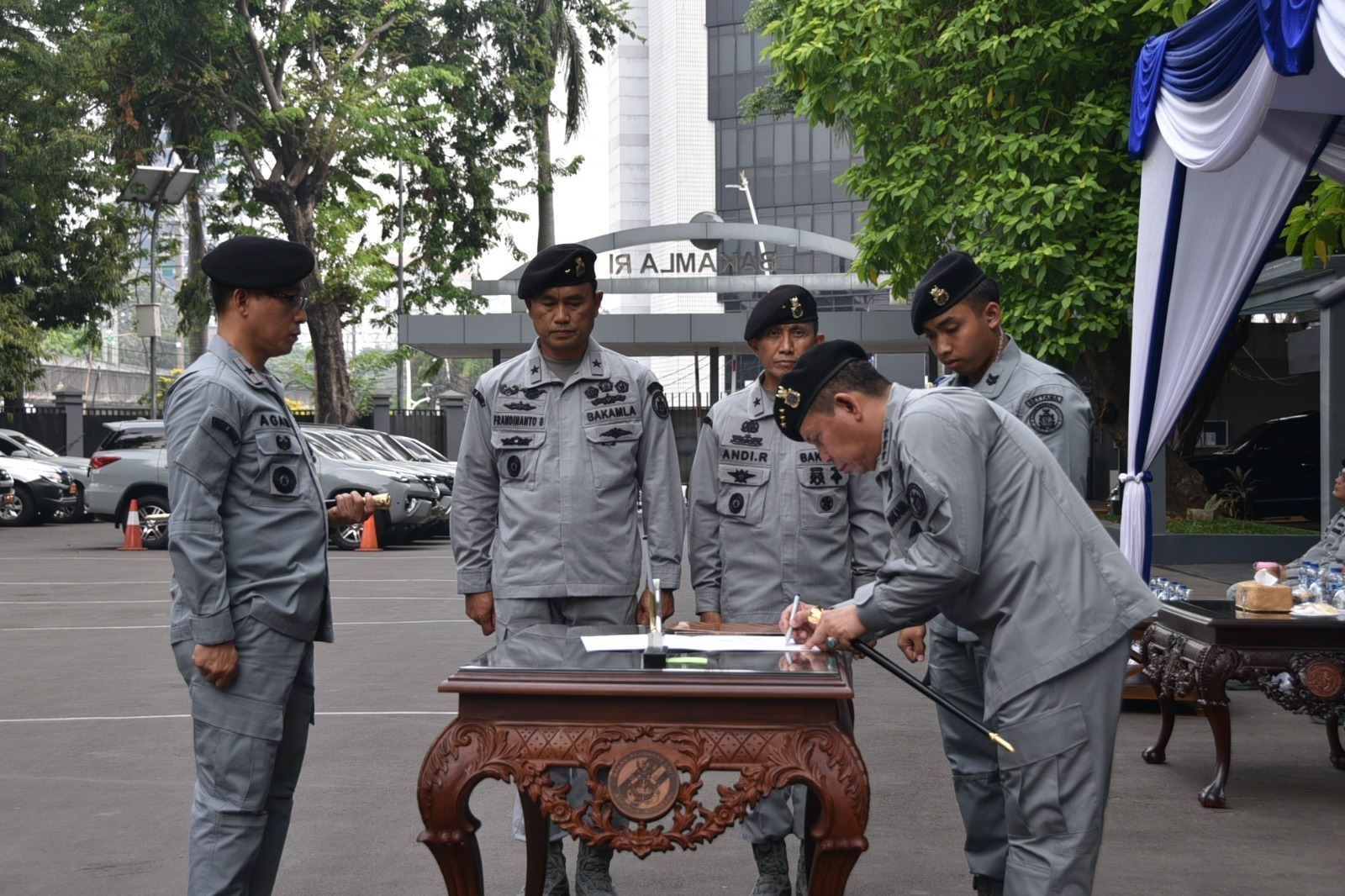 Kepala Zona Bakamla Timur Resmi Berganti