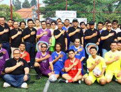 Perkuat Sinergisitas, Polri dan Jurnalis Gelar Seven Soccer