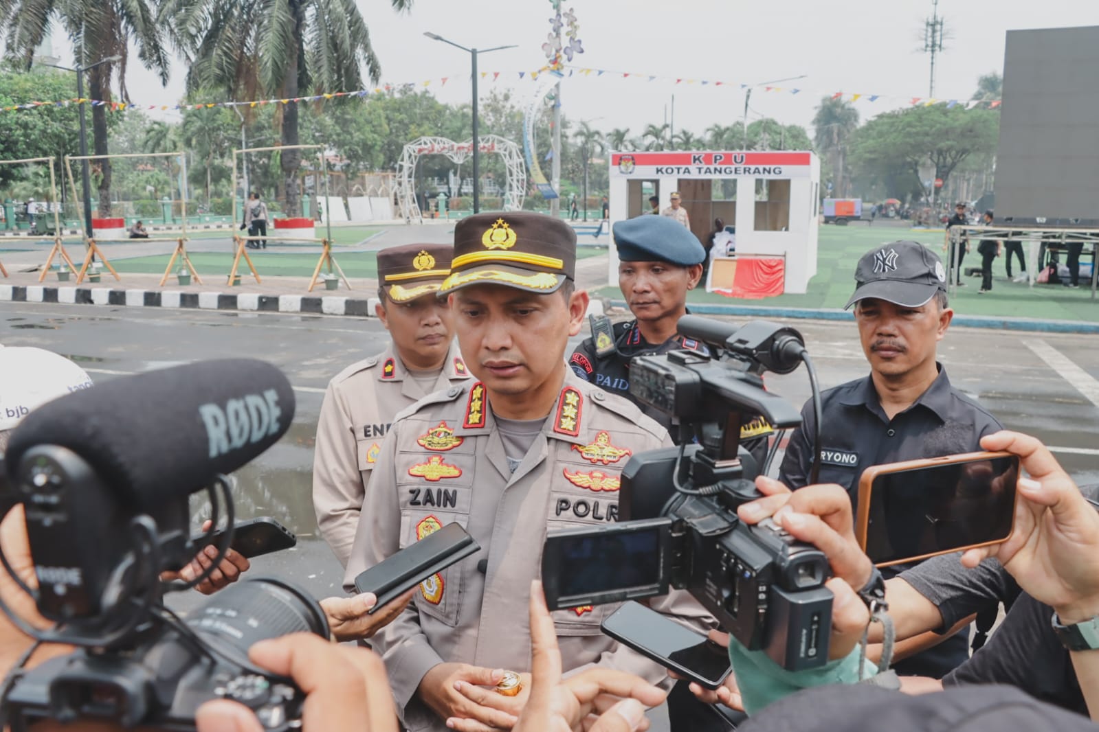 Antisipasi Kerawanan Pemilu 2024, Polres Metro Tangerang Kota Gelar Simulasi Sispamkota