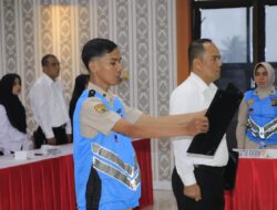 Polda Jambi Menggelar Acara Pengambilan Sumpah Dan Penandatangan Pakta Integritas Pengadaan Calon Pegawai Pemerintah Dengan Perjanjian Kerja (PPPK) Polri T. A. 2023