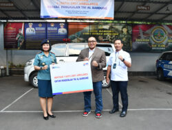 Lanal Bandung Terima Satu Unit Mobil Ambulance dari PT. BRI Persero