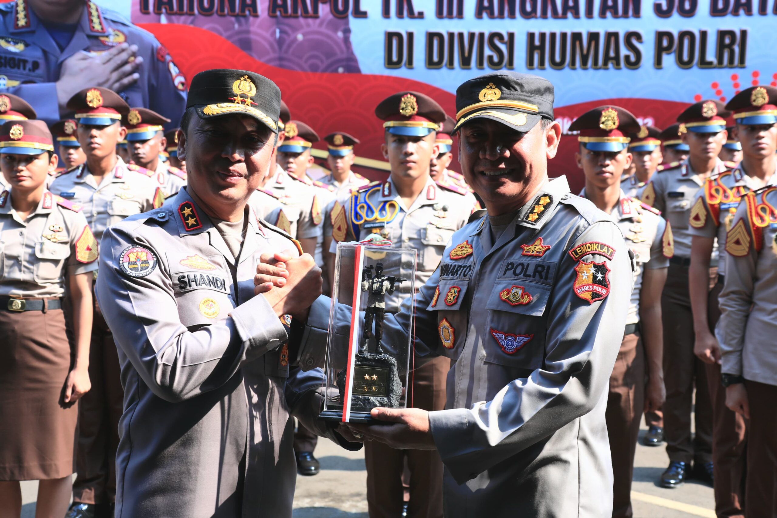 Kadiv Humas Terima Kunjungan Taruna Akpol Angkatan 56