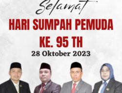 DPRD KABUPATEN SERANG MENGUCAPKAN SELAMAT HARI SUMPAH PEMUDA KE.95 TAHUN