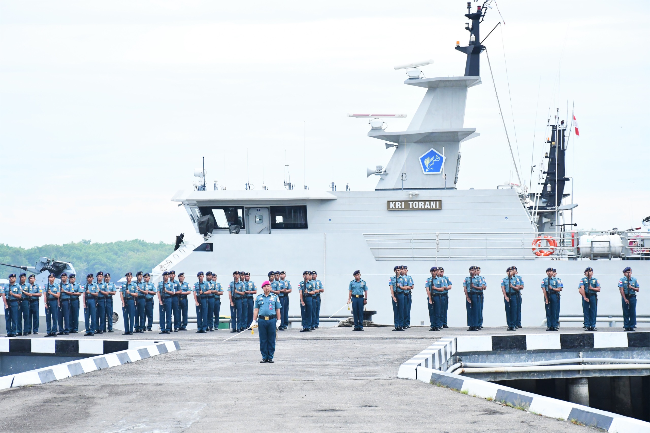 Lantamal I Belawan Laksanakan Upacara Bendera 17-an