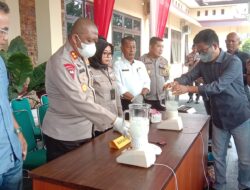 Polres Sarolangun Musnahkan Barang Bukti Narkotika Jenis Sabu 1/2 Kg Lebih