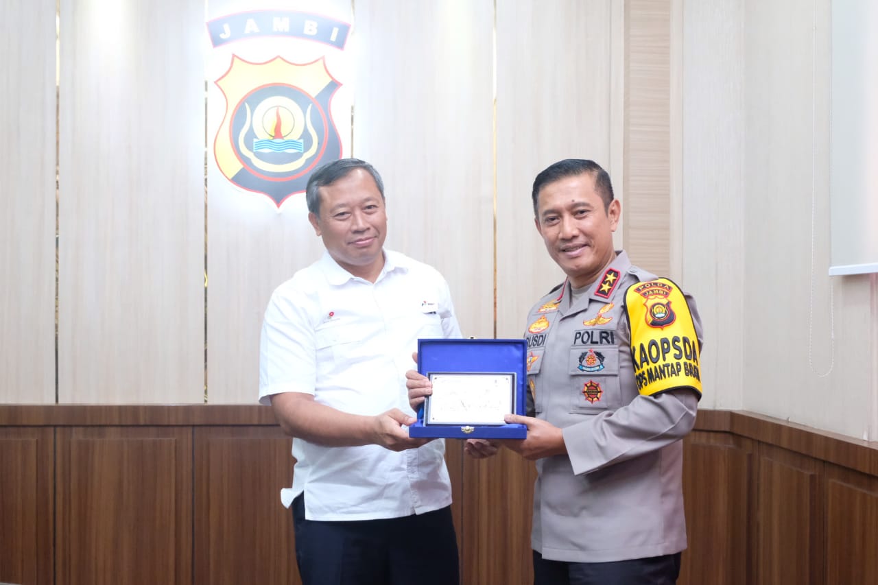 Kapolda Jambi Irjen Pol Rusdi Hartono Silaturahmi Bersama PT Pertamina Hulu Energi Regional I Wilayah Jambi