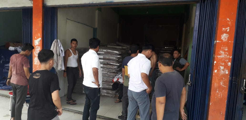 Logistik Pemilu Masuk, Polres Sarolangun Geser Personil PAM di Kantor Bawaslu, KPU serta Gudang KPU