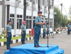 Lantamal I Belawan Laksanakan Upacara Bendera