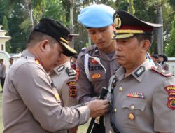 Akbp. Ruri Roberto. SH. S.IK., M.M. M.Tr. SOU Kapolres Merangin Pimpin Sertijab Kabag Ren Polres Merangin yang Akan Memasuki Masa Pensiun