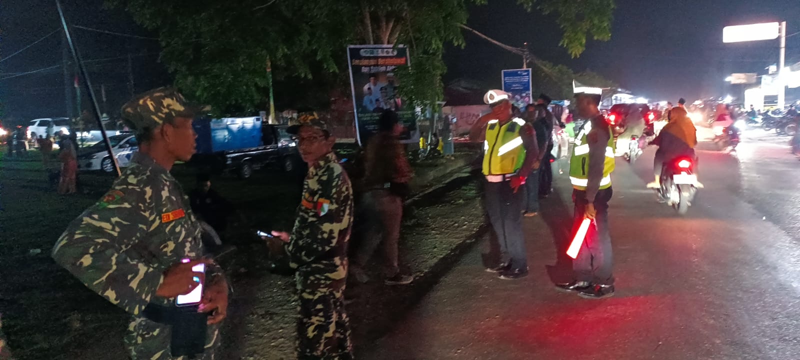 Polres Sarolangun Geser Pasukannya Pengamanan Tabligh Akbar di Singkut