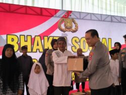 Wujudkan Pemilu Damai, Kaops Nusantara Cooling System Tebar 1500 Paket Sembako Di Mapolres Tasikmalaya