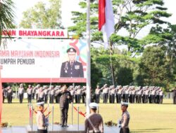 Upacara Peringatan Hari Sumpah Pemuda KE-95 di Polda Kepri: Bersama Majukan Indonesia