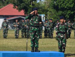 Lanal Bintan Bersama Satuan TNI AL di Tanjung Uban Laksanakan Upacara Hari Sumpah Pemuda Ke-95 Tahun 2023