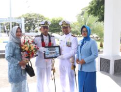 Suasana Haru Warnai Acara Wisuda Purna Bakti di Lanal Sabang