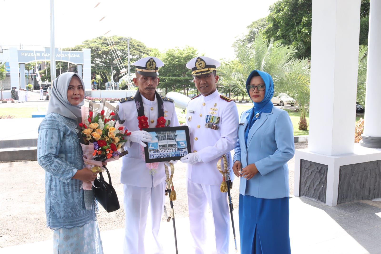 Suasana Haru Warnai Acara Wisuda Purna Bakti di Lanal Sabang