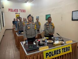 Humas Polres Tebo Sukuran Humas Polri 72 Dilaksanakan Secara Daring Melalui Zoom Meeting Bertempat Di Ruang Vicom Polres Tebo