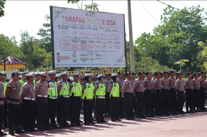 Kapolres Bintan Tekankan Personel Polri Agar Netral Dalam Pelaksanaan Pemilu