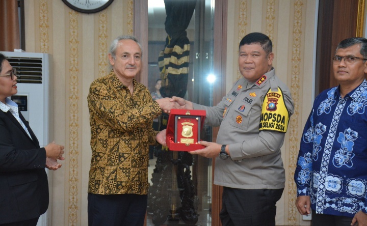 Audiensi dan Silaturahmi Field Security Coordination Officer United Nations Department of Safety and Security FSCO UNDSS Indonesia Bersama Kapolda Kepri