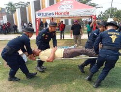 Dua Orang Luka Tembak, Satu Orang Warga Ditangkap Satuan Kerja Gerak Cepat Polres Merangin Dan Personil Batalyon B Pelopor Satbrimobda Jambi di Halaman Kantor Bupati Merangin