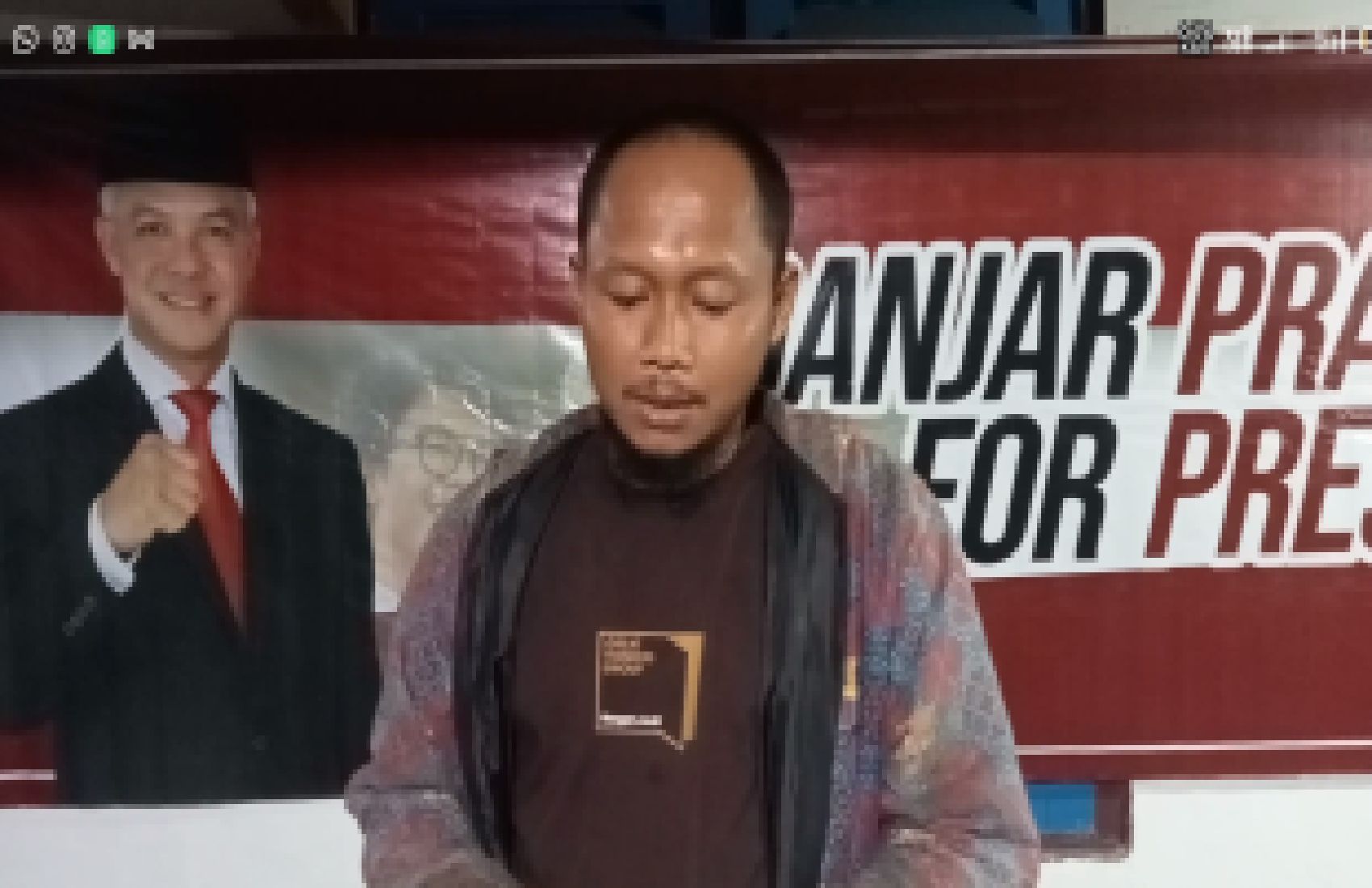 Bentuk Posko Relawan,Amirudin Ajak Warga Sekitar Menangkan Ganjar dan Mahfud