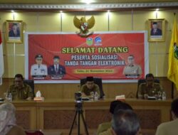 Diskominfotebo Gelar Sosialisasi Tanda Tangan Elektronik