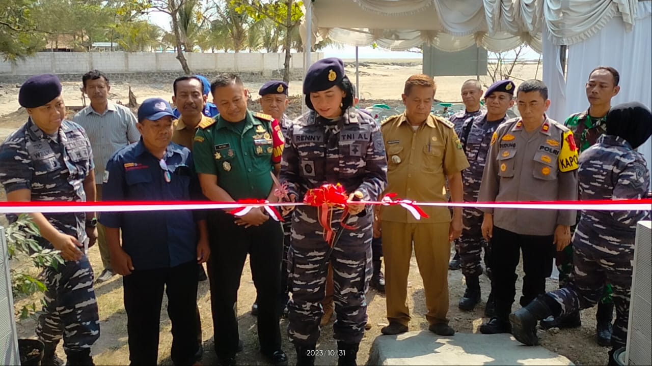 Perkuat Pertahanan Laut Indonesia, Pangkalan TNI AL Bandung Resmikan Posal Ujung Genteng