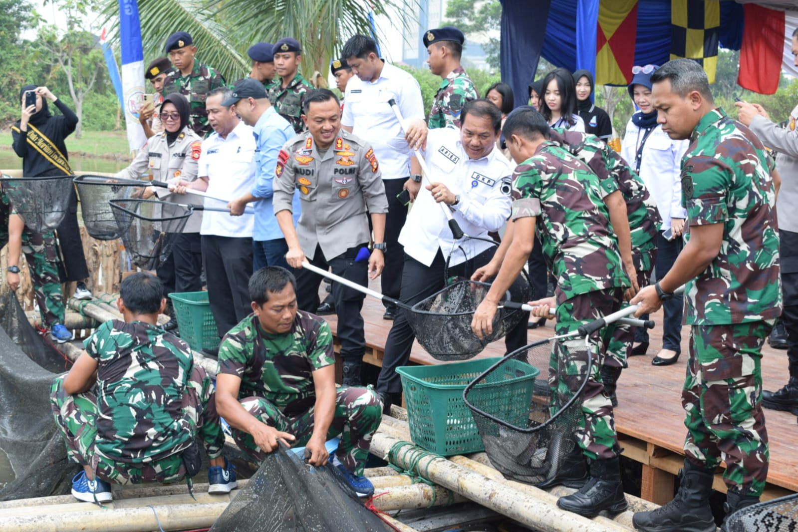 Pangkalan TNI Angkatan Laut Palembang Gelar Gerakan Nasional Ketahanan Pangan Tahun 2023