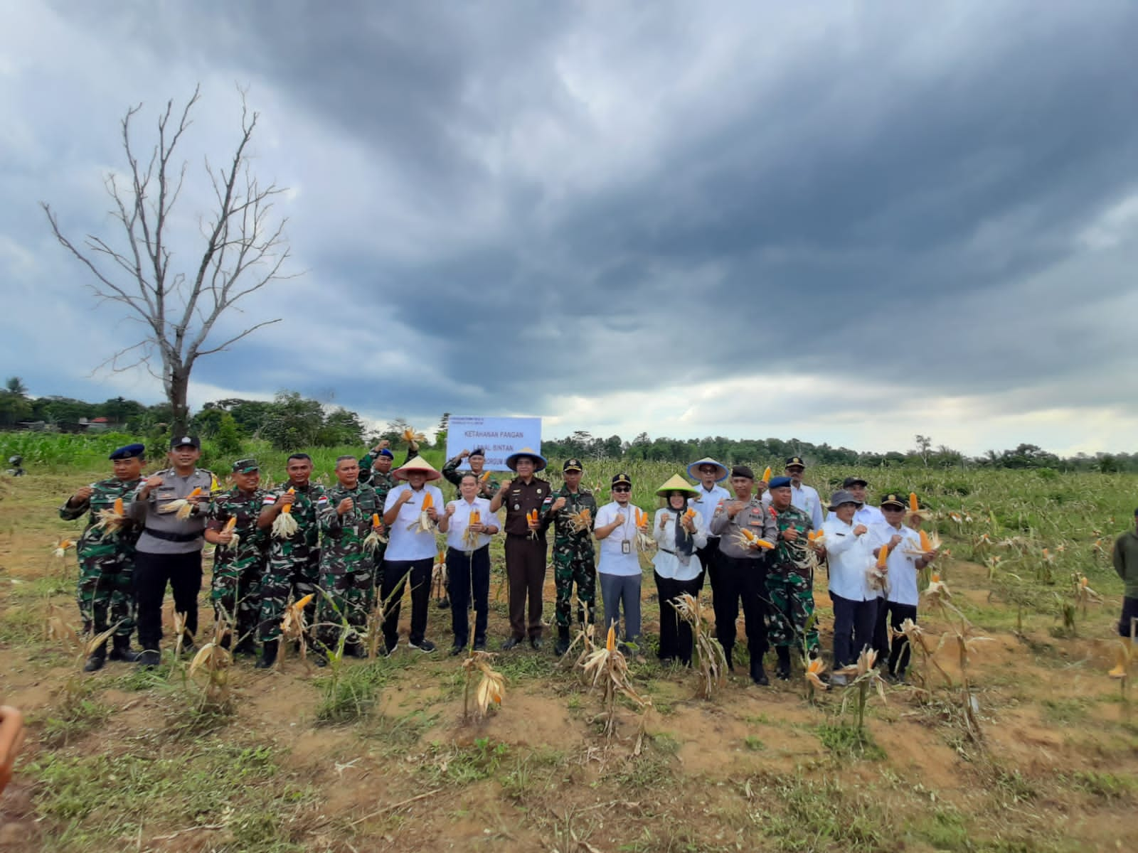 Gerakan Nasional Ketahanan Pangan TA 2023, Lanal Bintan Ikuti Vicon Bersama Wakil Presiden RI