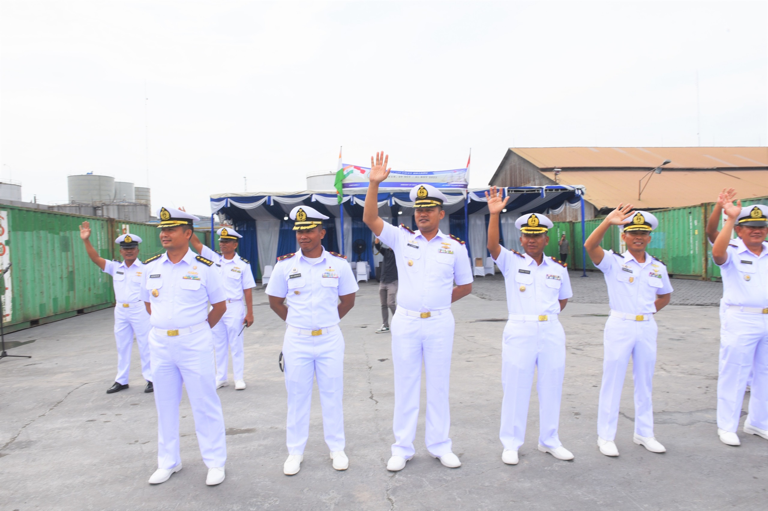 Lantamal I Lepas Keberangkatan Kapal Perang India INS Sudarshini