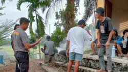 Jajaran Polsek Tabir dan Masyarakat Ciptakan Nuansa Kebersamaan dalam Setiap Pelaksanaan Gotong Royong Bersama