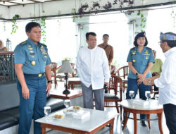 Komandan Lanal Bandung Dampingi Kasal Kunjungan Kerja Ke Pemprov Jabar