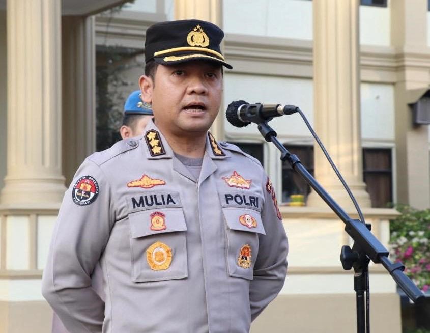 Kapolres Sarolangun Akbp Imam Rachman Pimpin  Terhadap  Warga Yang  Sempat memblokir Jalan