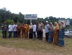 Serda Chrestian M Babinsa Kelurahan Tanjung Unggat Laksanakan Pengamanan Peresmian Taman Kehati (Keanekaragaman Hayati) dan Syukuran Adiwiyata Tingkat Nasional di Smp Negeri 10 Tanjungpinang