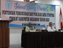 H Mukti Buka Pertemuan Pengukuran Data Stunting 2023 TPPS Merangin Bahu Membahu Percepat Penurunan Stunting