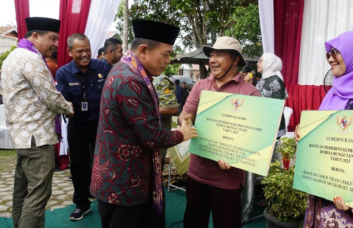 Pj Bupati Terimakasih ke Gubernur Jambi Banyak Memberikan Bantuan untuk Masyarakat Merangin