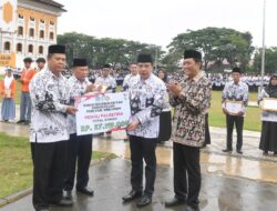 H Mukti: Masih Banyak Guru Honorer, Perlu Perhatian Pj Bupati Pimpin Upacaa Peringatan PGRI ke-78 dan Hari Guru 2023