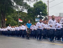 Sambut Hari Armada RI Tahun 2023, Satuan TNI AL Wilayah Sabang Gelar Olahraga Bersama