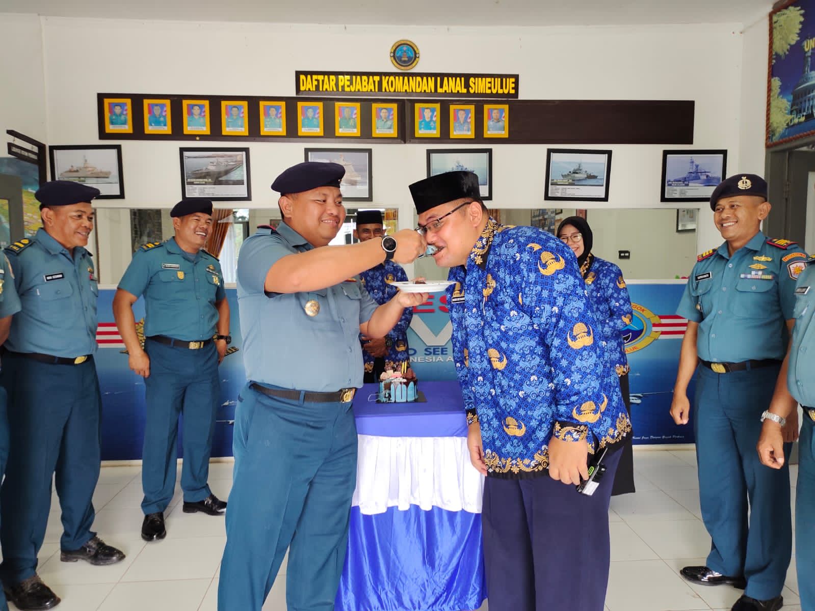 PNS Lanal Simeulue Gelar Tasyakuran Dalam Rangka HUT KORPRI Ke-52