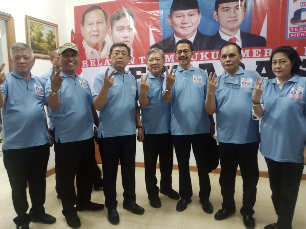 Relawan Team Hukum Merah Putih Deklarasi Dukungan Capres 02