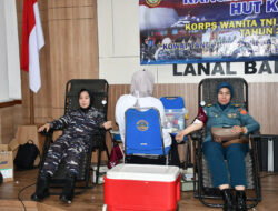 Jelang HUT Ke-61, Korps Wanita TNI AL Wilayah Bandung Gelar Donor Darah