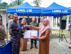 Lanal Lhokseumawe Resmikan KBN TNI AL Tahun 2023 di Peudada Kabupaten Bireun