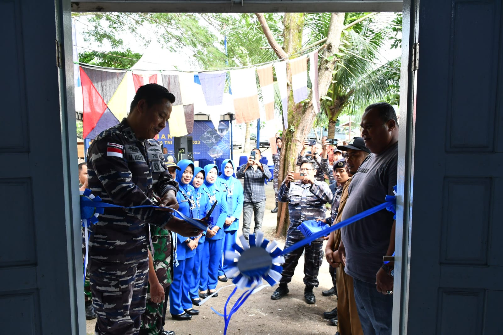 Tingkatkan Kesejahteraan Masyarakat Pesisir, Lanal Sabang Resmikan Kampung Bahari Nusantara Pria Laot