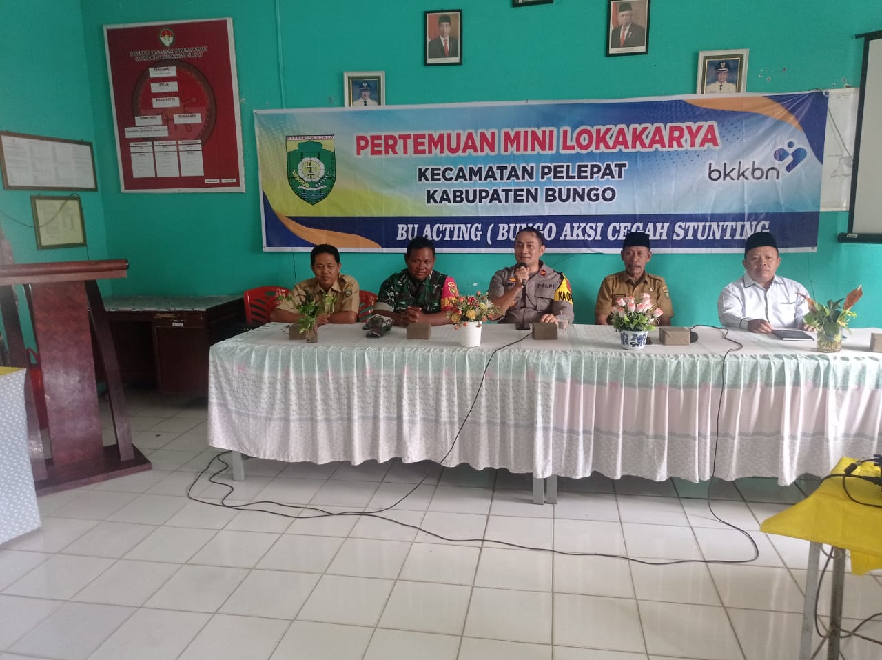 Kapolsek Pelepat beri Edukasi Mengenai Stunting di Tengah Warga