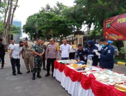 Polres Metro Jakarta Utara Musnahkan Barang Bukti Narkotika