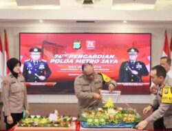 Polres Metro Jakarta Utara Adakan Acara Syukuran Dalam Rangka Hari Ulang Tahun Polda Metro Jaya Ke-74 Tahun 2023