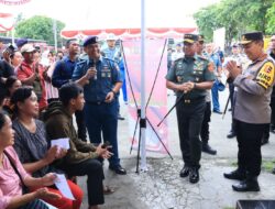 Wujudkan Pemilu Damai, Panglima TNI dan Kapolri Gelar Kegiatan Bhakti Sosial dan Bhakti Kesehatan