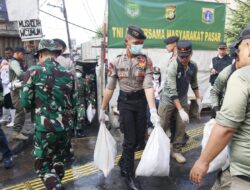 Polda Metro Jaya, TNI , Pemprov DKI Gelar Bersih-bersih Sungai Anak Kali Krukut