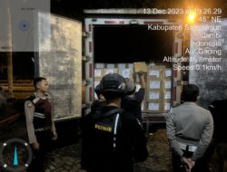 Logistik Surat Suara Masuk, Polres Sarolangun Perketat Penjagaan Gudang KPU dan Patroli