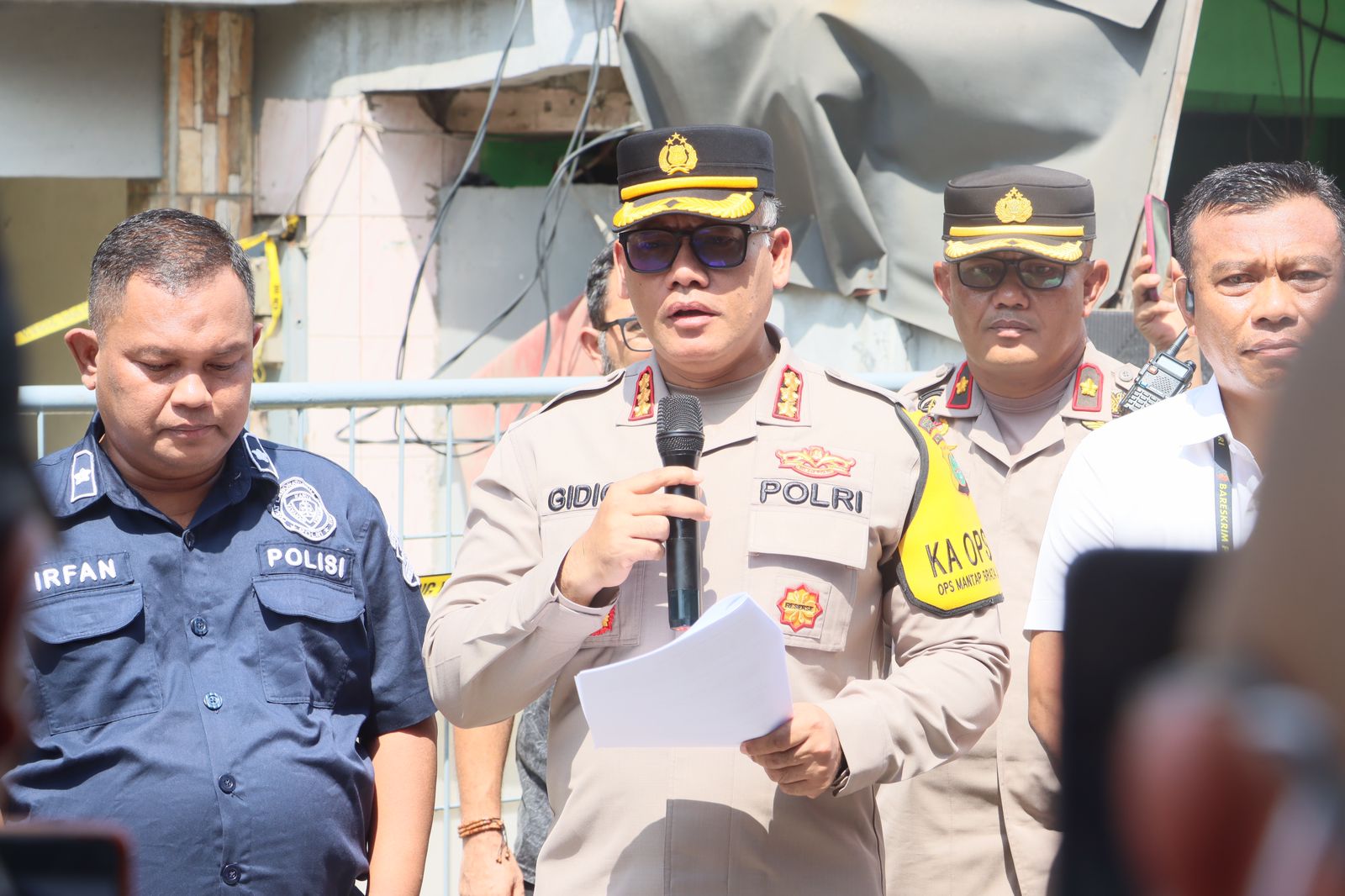 Kapolres Metro Jakarta Utara Kombes Pol Gidion Arif Setyawan Adakan Konferensi Pers, Terkait Penemuan Mayat di Tugu Selatan Koja Jakarta Utara