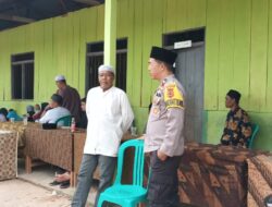 Bhabinkamtibmas Pelawan Pengamanan Kajian Akbar bersama Habib Musthofa Sayyidi Baraqba. LC